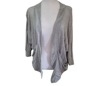 Express Open Front Cardigan Gray sz S